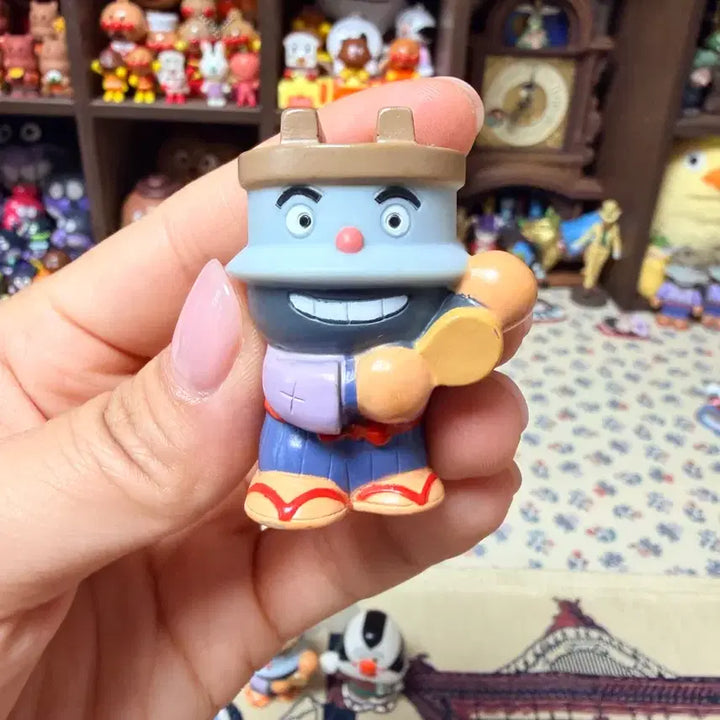 [BUNJANG] Anpanman Rice Ball Man Finger Puppet Figure / 호빵맨 돌솥밥맨 주먹밥맨 손가락 피규어