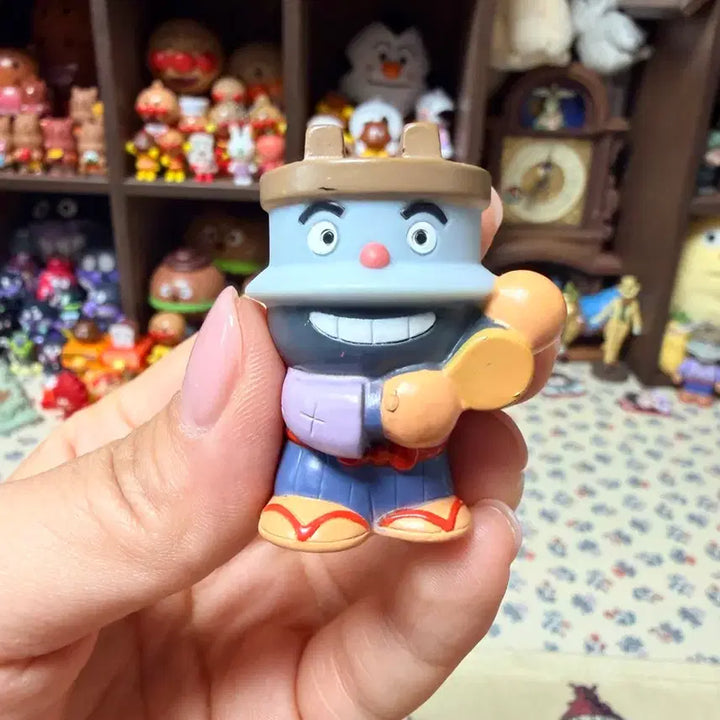 [BUNJANG] Anpanman Rice Ball Man Finger Puppet Figure / 호빵맨 돌솥밥맨 주먹밥맨 손가락 피규어