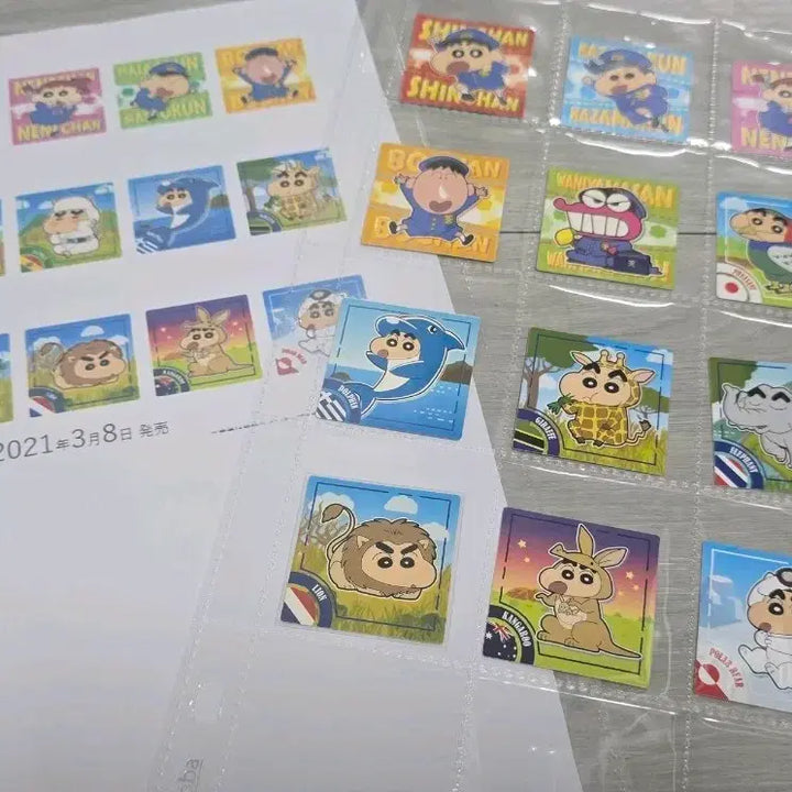 [BUNJANG] Choco Confectionery Stickers Bundle Set (120+ pcs) / 초코비씰 풀세트 등, 위 사진 초코비씰 일괄 120개이상