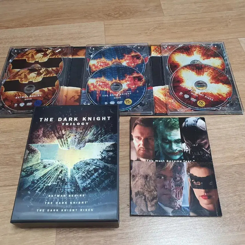 [BUNJANG] The Dark Knight Trilogy Limited Edition DVD Set / (판매)크리스토퍼 놀란, 다크나이트 트릴로지 초회한정판 dvd 판매합니다