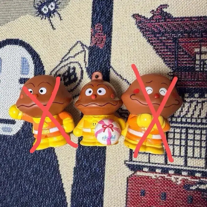 [BUNJANG] Anpanman Currypanman Finger Puppet Figures / 호빵맨 카레빵맨 손가락 피규어