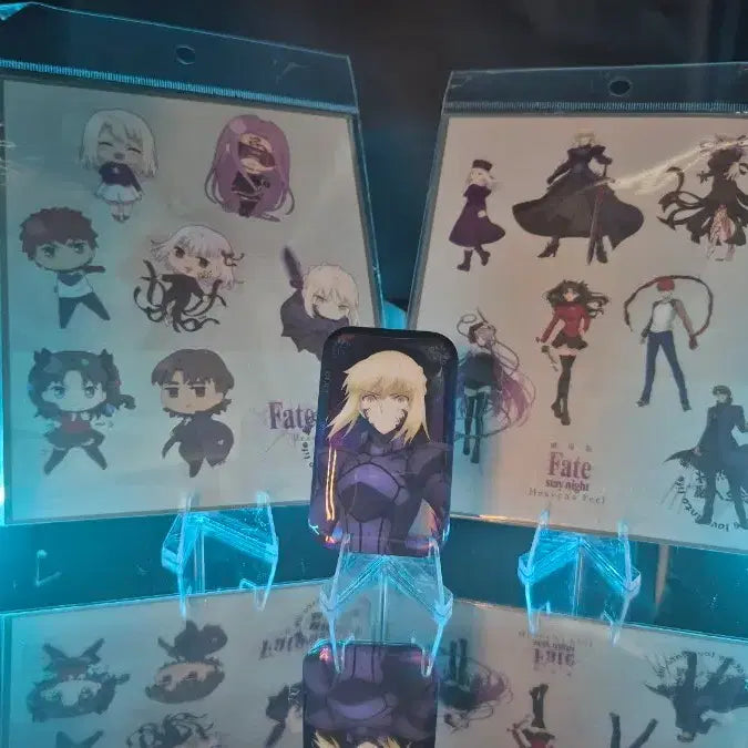 [BUNJANG] Fate Saber Alter Holo Version Can Badge / 페이트 세이버 얼터 캔뱃지 홀로 버전( 스티커 추가 증정 )