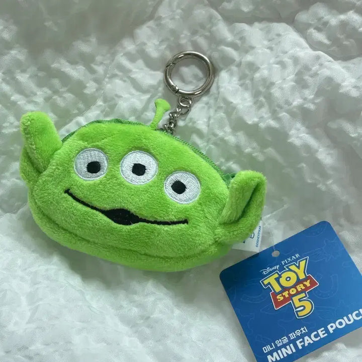 [BUNJANG] Toy Story Alien Pouch Keychain / 택0,새상품) 토이 스토리 알린 에일리언 파우치 키링