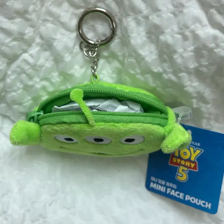[BUNJANG] Toy Story Alien Pouch Keychain / 택0,새상품) 토이 스토리 에일리언 파우치 키링