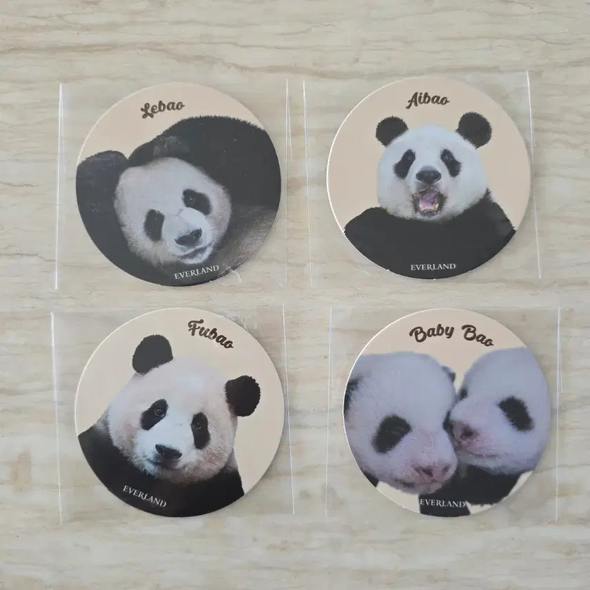 [BUNJANG] Bao Family Coaster Set / 바오패밀리 코스터