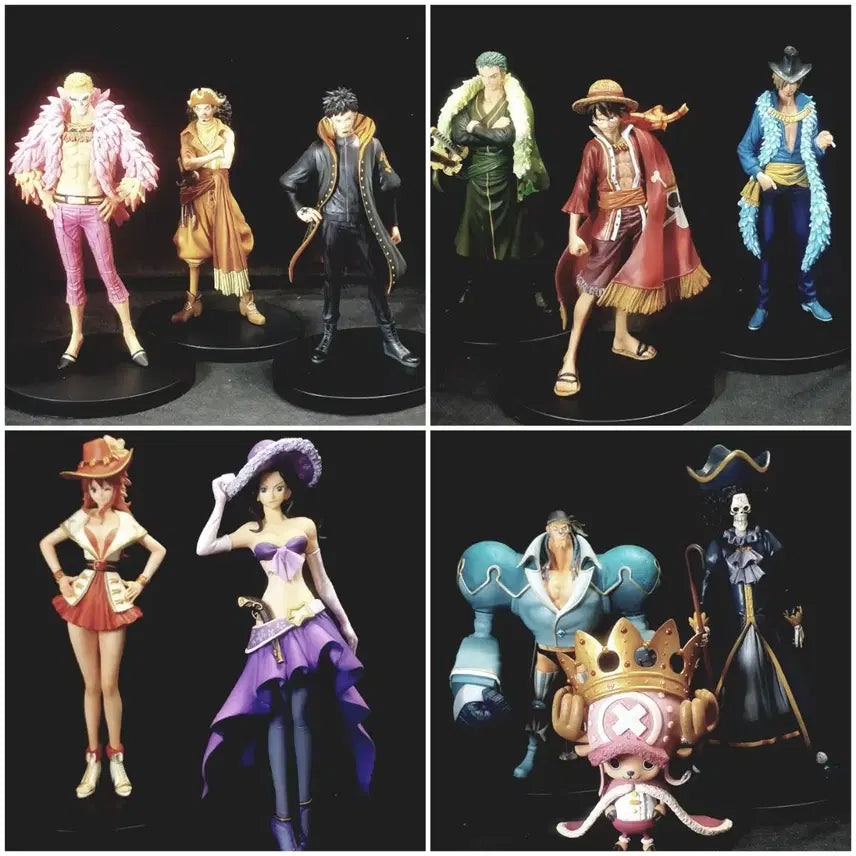 [BUNJANG] One Piece DXF 15th Anniversary Figures Full Set (11 Types, Unsealed) / 원피스,피규어,15주년,11종,풀세트,개봉,정품