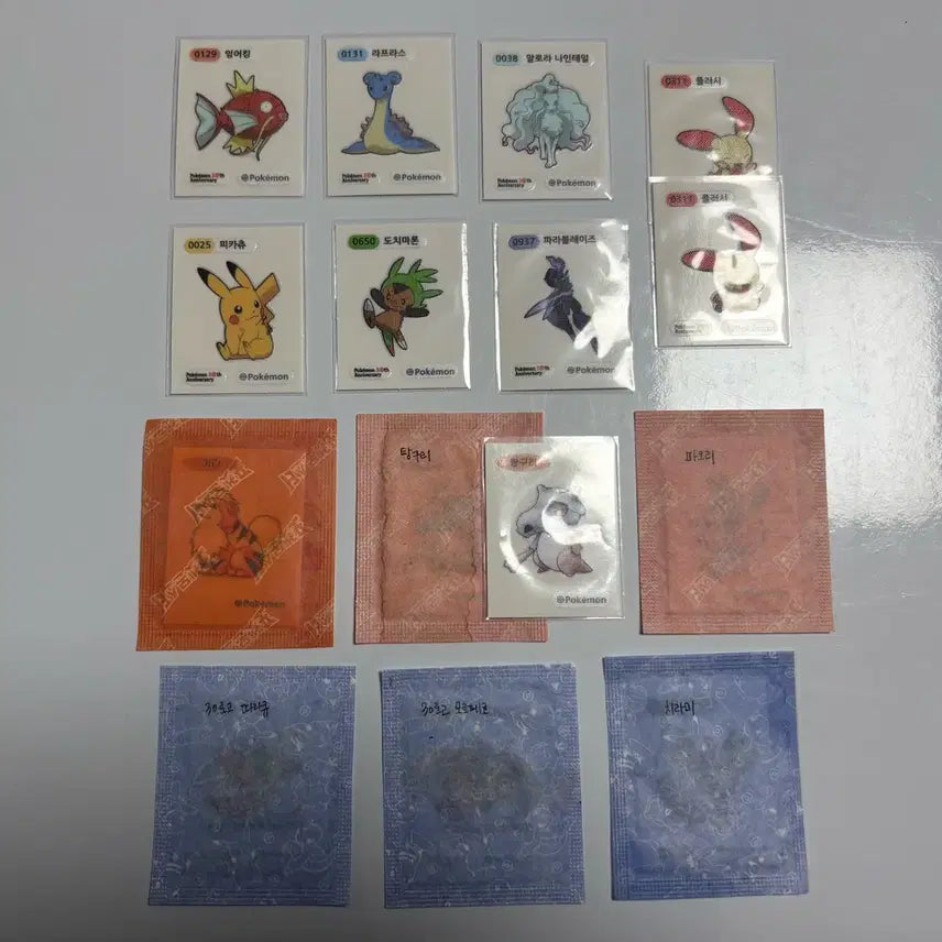 [BUNJANG] Pokemon Artic &amp; Season 5 Sticker Set / 포켓몬 아트윅&amp;시즌5 띠부씰