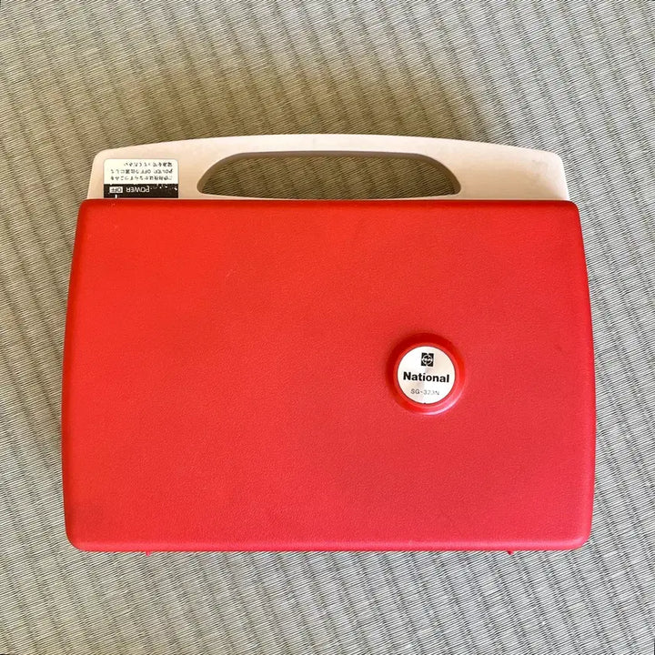 [BUNJANG] 1973 National Portable Turntable SG-323N / (택포) 1973년 빈티지 내셔널 포터블 턴테이블 SG-323N