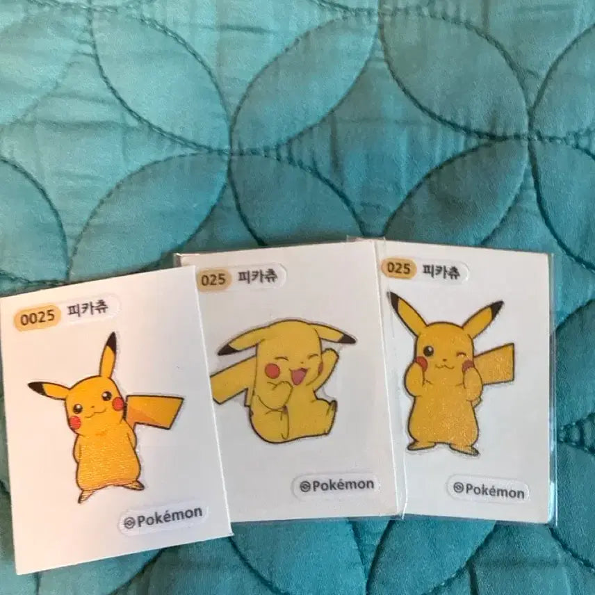 [BUNJANG] Pikachu 3-Piece Set Photocard / 피카츄 3종세트 팝니다