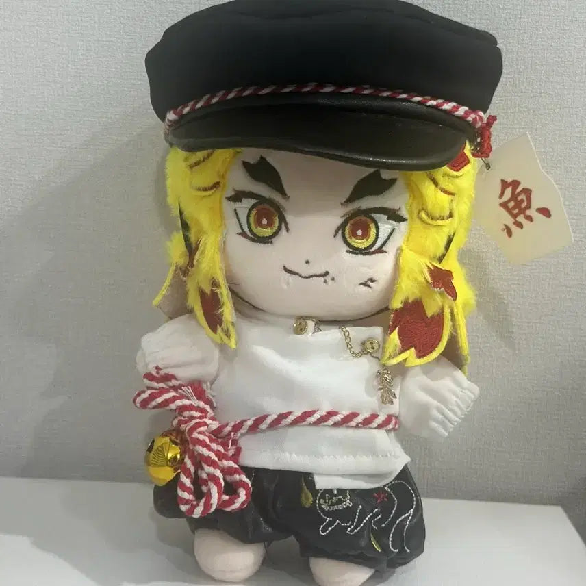 [BUNJANG] Demon Slayer Kyojuro Rengoku 20cm Plush Doll Bundle Set / 일괄)귀멸의 칼날 렌고쿠 쿄쥬로 솜인형 솜깅 뼈깅 20cm 누이