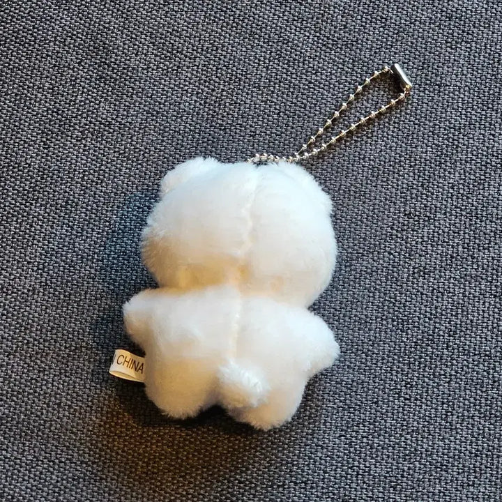 [BUNJANG] Stray Kids Hyunjin Weasel Mini Keyring Doll / 스트레이키즈 스키즈 황현진 현진 비공굿 비공식 7cm 족제비 인형 베베뿌 현뿌 미니 키링 현진인형 키링인형 족제비인형 비공굿인형