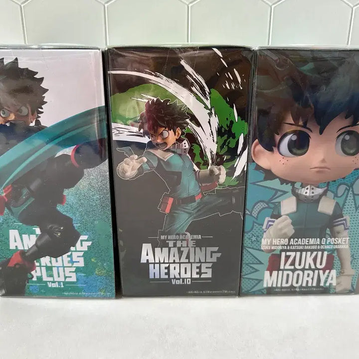 [BUNJANG] Izuku Midoriya 3-Piece Figure Set / 나의히어로아카데미아 미도리아 피규어3종