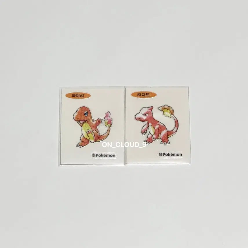 [BUNJANG] Pokemon 30th Anniversary Sticker Set - Charmander &amp; Charmeleon Bundle / (일괄) 포켓몬 30주년 띠부씰 파이리 리자드 2종