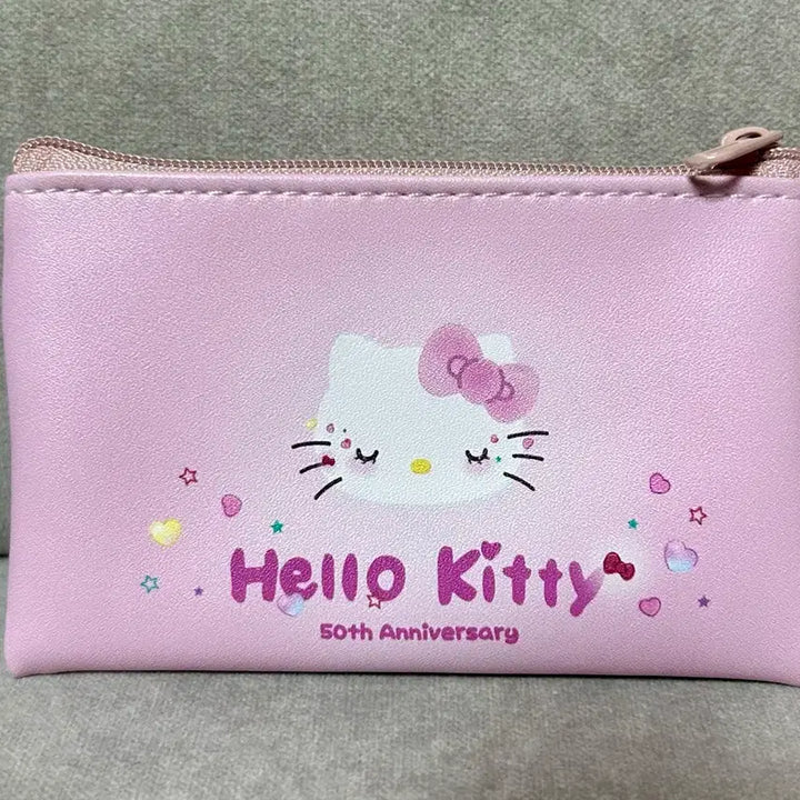 [BUNJANG] Sanrio Hello Kitty 50th Anniversary Coin Pouch / 산리오 헬로키티 50주년 동전지갑 파우치 랜덤 가챠