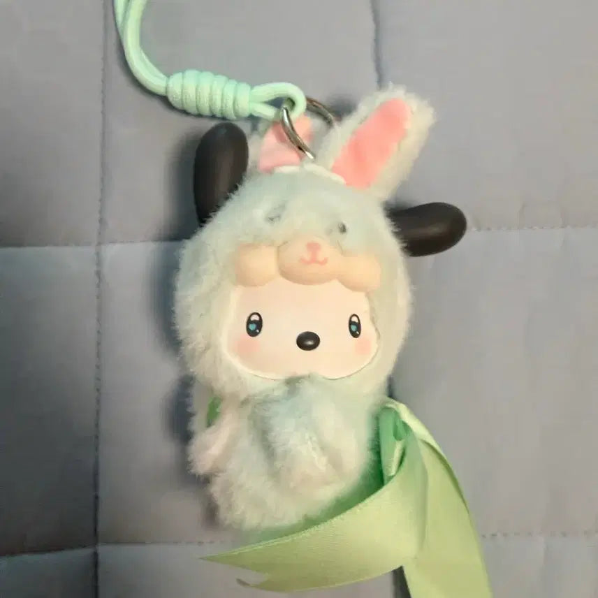 [BUNJANG] Sanrio Pochacco Toptoy Rabbit Keyring (Unsealed) / 산리오 포차코 탑토이 토끼 키링 (개봉만함)