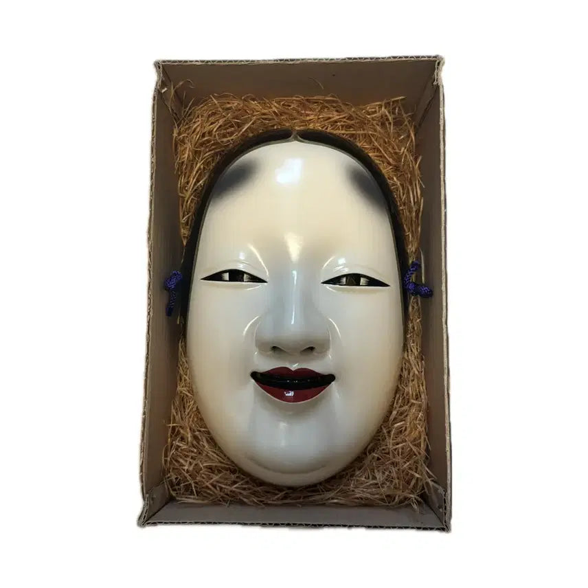 [BUNJANG] Sougeisha (Japan) Ko-omote Noh Mask / 일본 쌍예사 전통가면 노면 코오모테