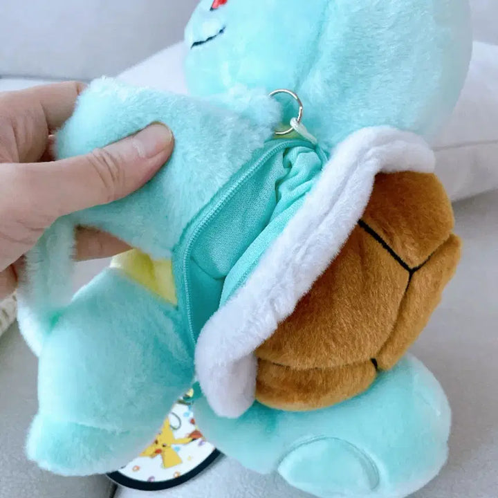 [BUNJANG] Pokemon Squirtle Plush Storage / 포켓몬스터 꼬부기 인형 - 작은 수납 가능