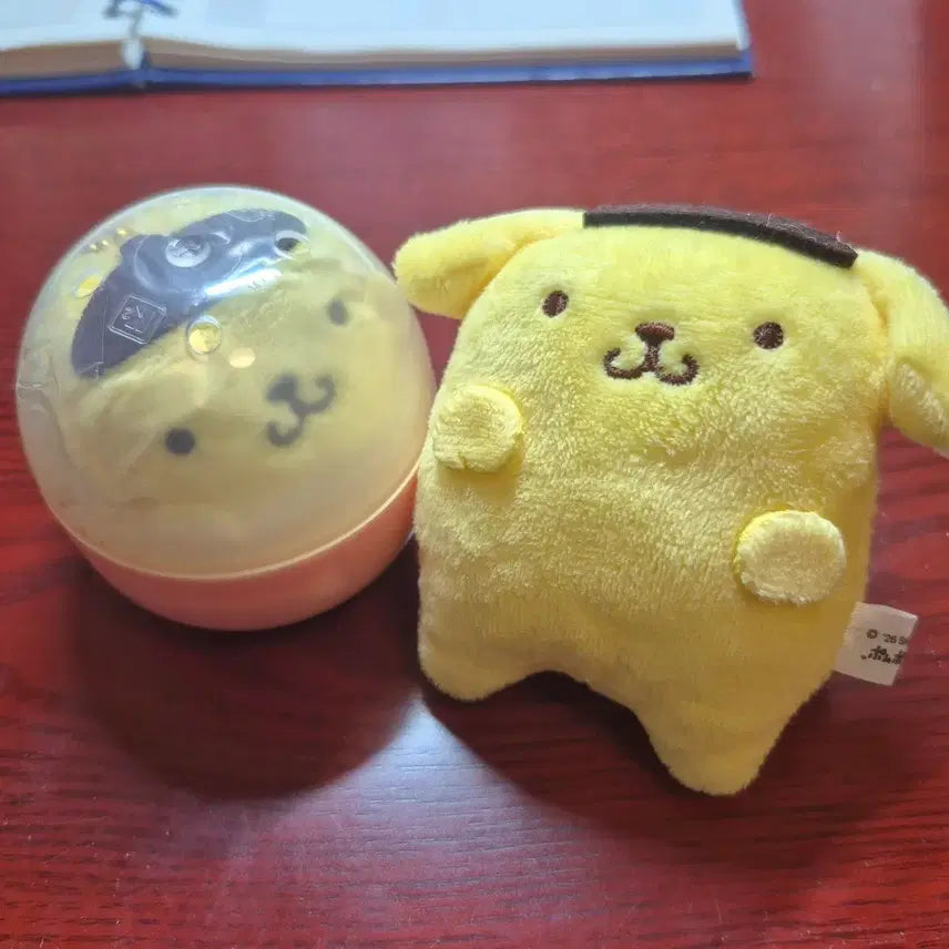 [BUNJANG] Sanrio Pompompurin Ring Ring Mascot Gacha Plush / 폼폼푸린 링링 방울인형 가챠 누이 산리오