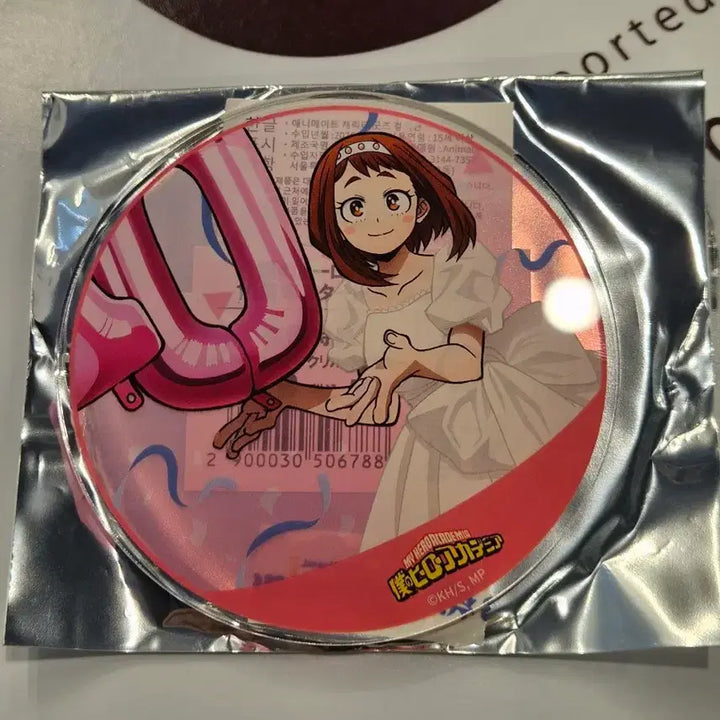 [BUNJANG] My Hero Academia 10th Anniversary Start Dash Fair Ochaco Acrylic Coaster / 나의 히어로 아카데미아 10주년 스타트 대시 페어_ 우라라카 아크릴 코스터