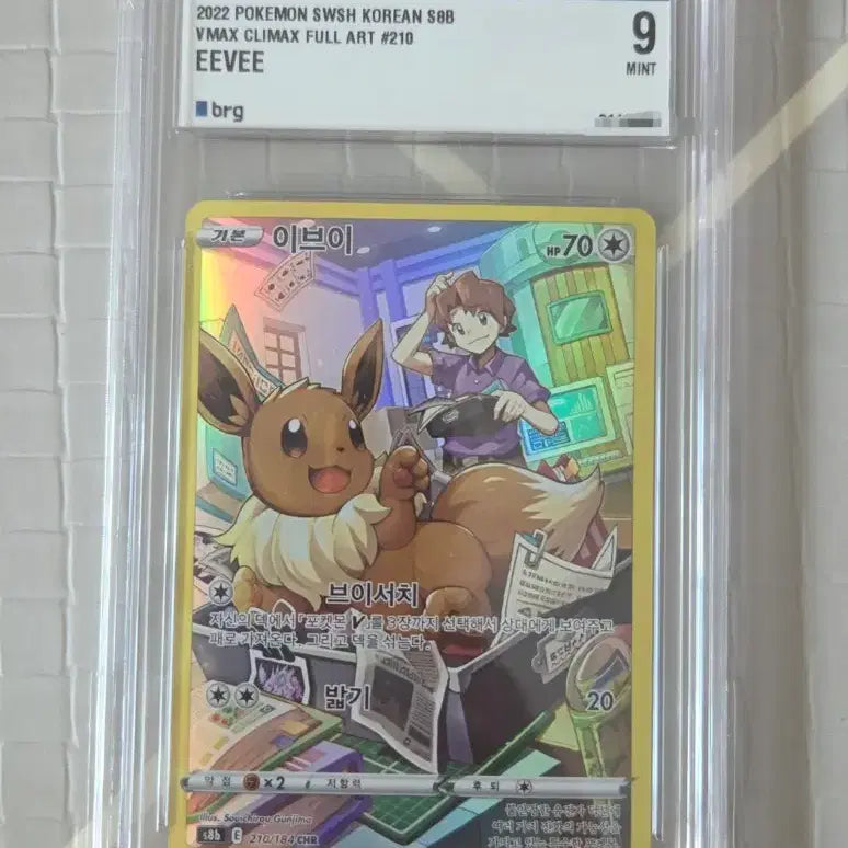 [BUNJANG] Pokemon Card Eevee chr (brg9) / 포켓몬카드 이브이 chr (brg9) 판매합니다