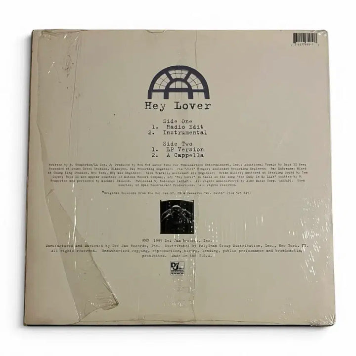 [BUNJANG] LL Cool J Hey Lover Single LP / LL Cool J - Hey Lover Single LP