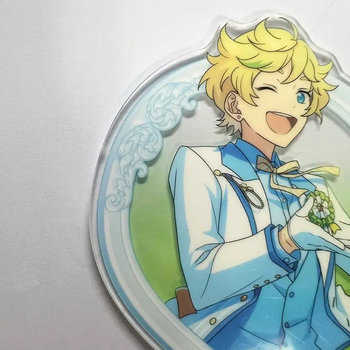 [BUNJANG] Ensemble Stars Haruka &amp; Sora 3rd Anniversary White Suit Heart Acrylic Stand / 앙스타 하루카와 소라 중스타 백정장 3주년 하트 아크릴 하루카와소라 스위치