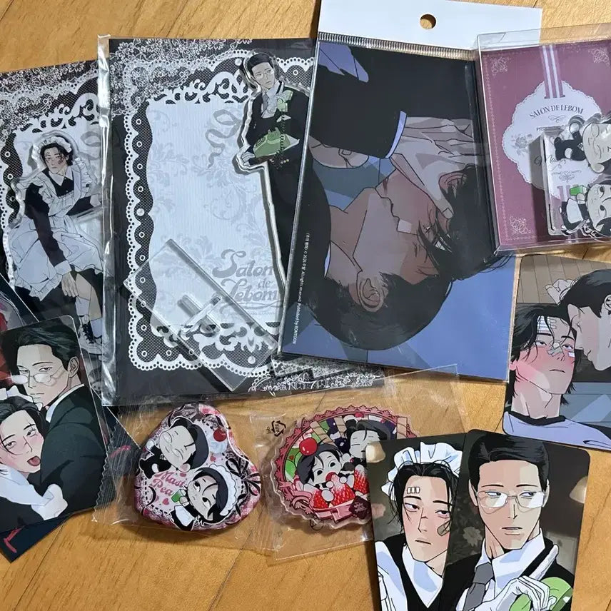 [BUNJANG] LE SSERAFIM SALON DE FLEURUS Jooyoung Peace Joo Pyeong Decopack Special Acrylic Stand Bundle Set / 무배) 레봄 살롱드르봉 주평 주의평화 데코팩 특전 아크릴스탠드 컬포 일괄