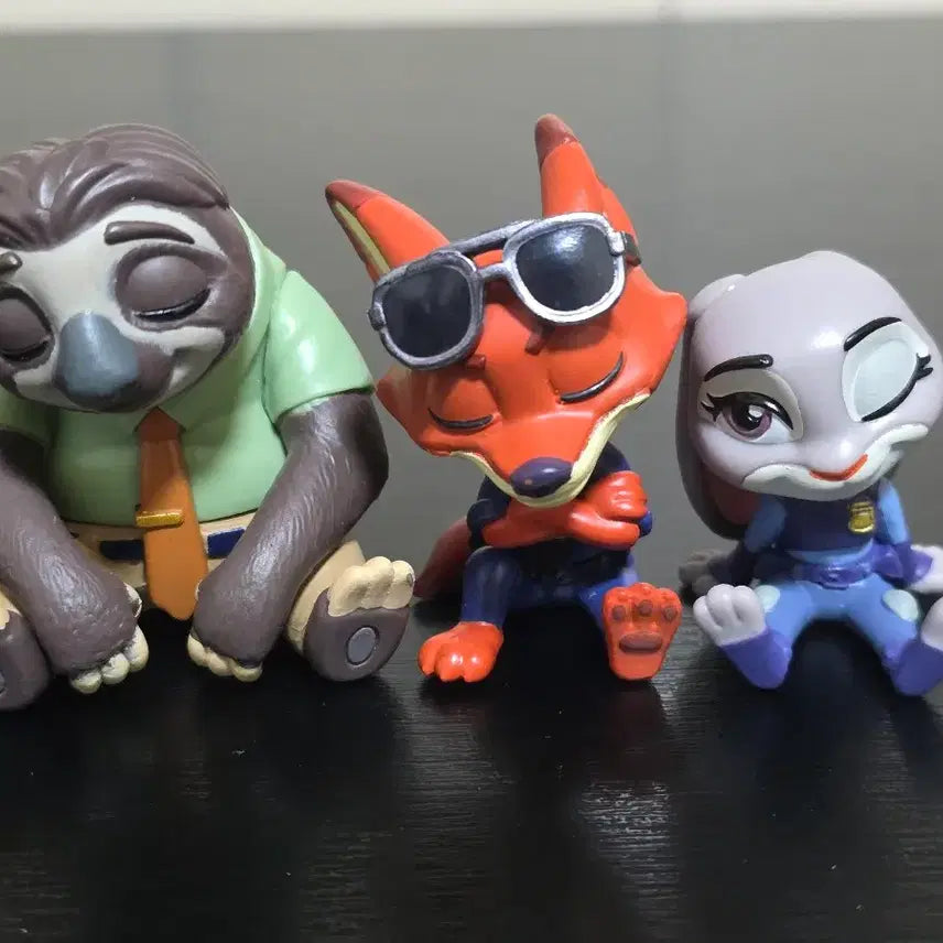 [BUNJANG] Zootopia Shoulder Buddy Flash, Nick, Judy Figure Bundle Set / 주토피아 어깨쿵 플래시,닉,주디 피규어 일괄
