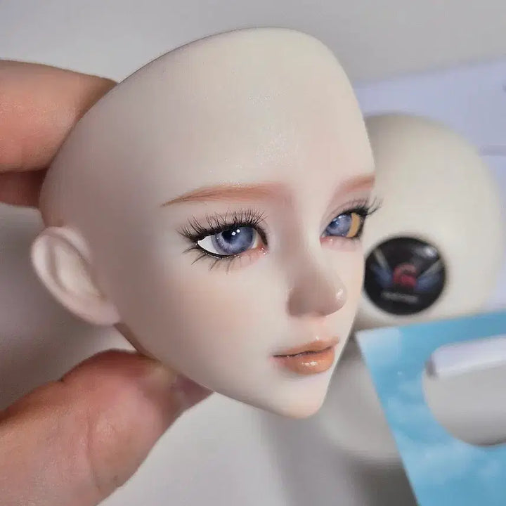 [BUNJANG] Hwayu Doll MSD Size Head Mia Baek Skin / 풀박스 MSD 헤드 구관 구체관절인형 머리