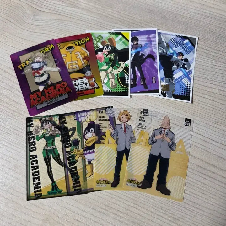 [BUNJANG] My Hero Academia Card Sticker Bundle Set (9 pcs) / (일괄) 나히아 카드 스티커 9장 일괄 처분