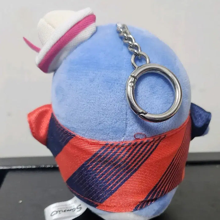 [BUNJANG] Sanrio Tuxedo Sam Gimcheon Sangmu K League Plush Keyring / 산리오 턱시도샘 김천상무 K리그 인형 키링