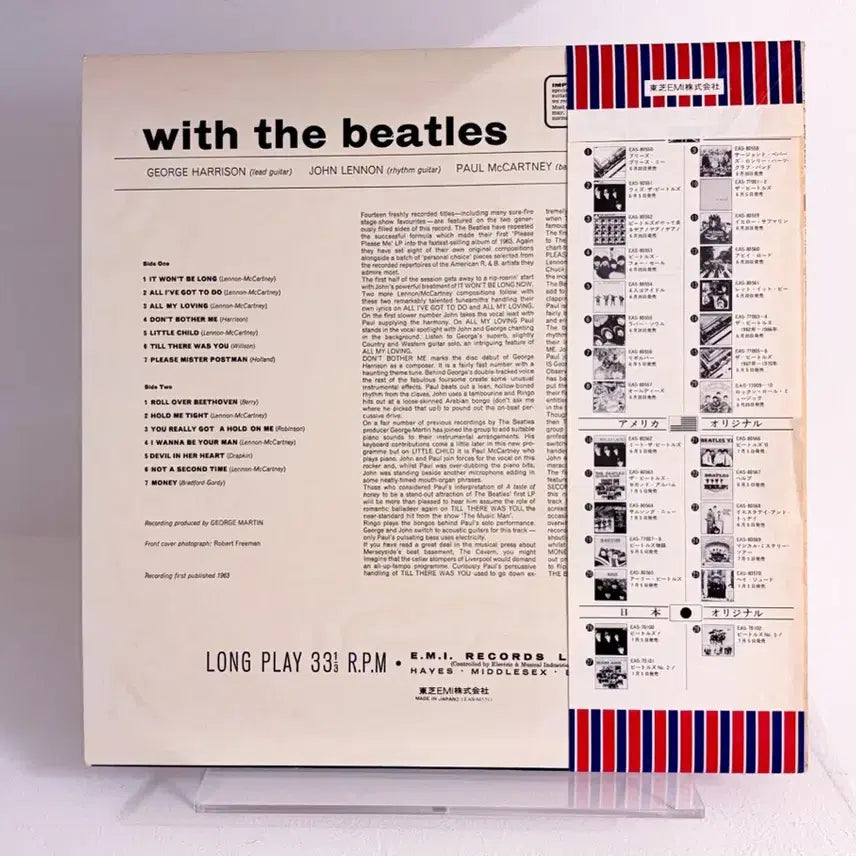 [BUNJANG] The Beatles With The Beatles LP Record (1976 Japanese Pressing) / 비틀즈 With The Beatles LP 레코드 The Beatles