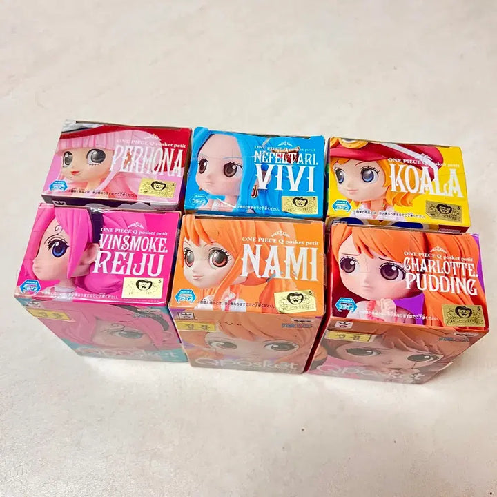 [BUNJANG] One Piece Q posket Petit 6종 Set / 원피스 피규어 큐포스켓 쁘띠 6종 세트