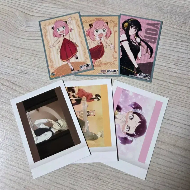 [BUNJANG] SPY x FAMILY Card Sticker Set Bundle / (일괄) 스파이 패밀리 스파패 카드 스티커 파샤 6장 일괄
