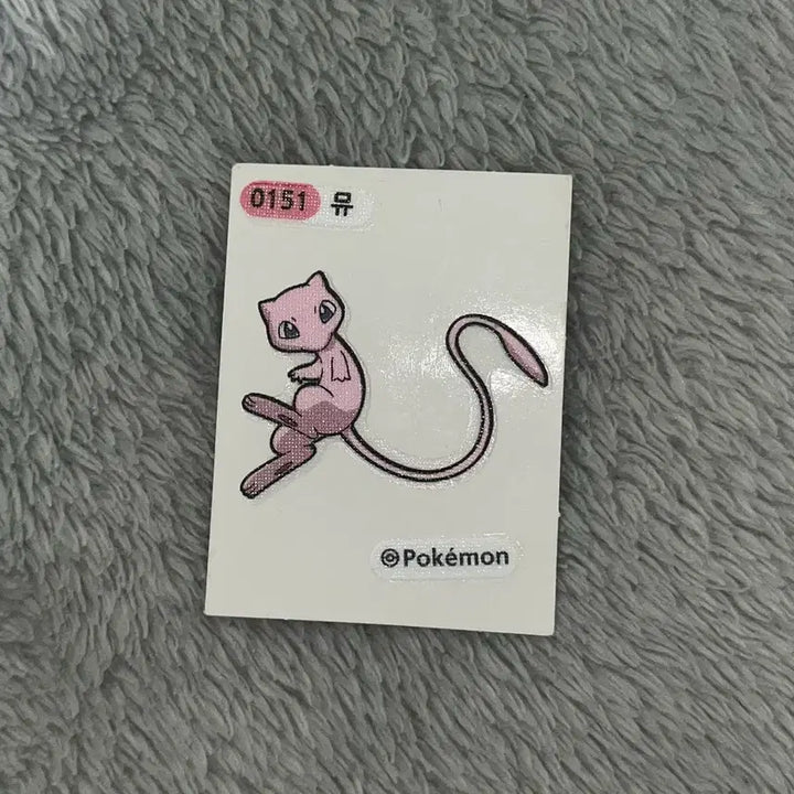 [BUNJANG] Pokemon Mew Tteobuseal Sticker 0151 / 포켓몬 뮤 띠부씰 띠부띠부씰 띠부실 0151