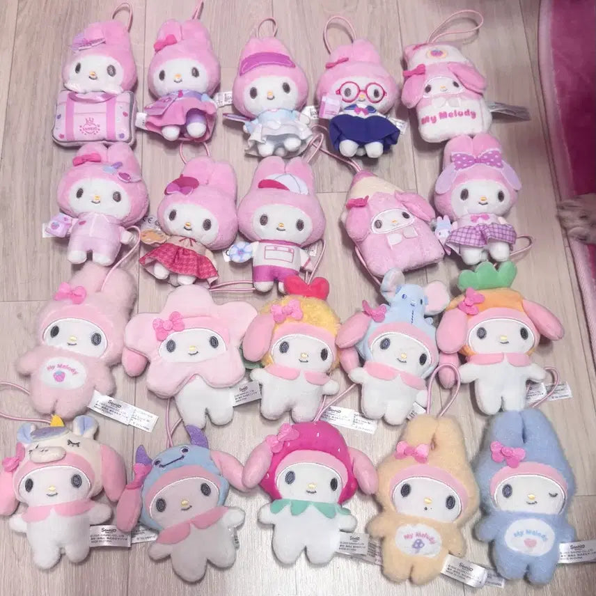 [BUNJANG] Sanrio My Melody Deco Bag/School Bag Series Full Bundle (20 Types) / 산리오 마이멜로디 데코백/스쿨백 시리즈 전체 일괄