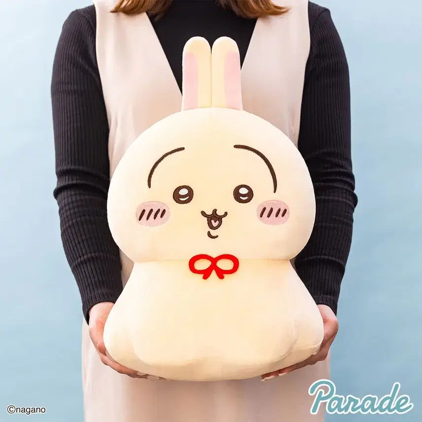 [BUNJANG] Chiikawa Usagi Large Plush Doll / 치이카와 우라야하보즈 우사기 대형인형