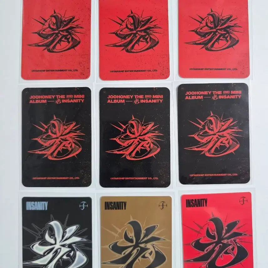 [BUNJANG] Monsta X Joohoney Bundle Set Photocard (6 Special Draw + 3 Album) / 몬스타엑스 주헌 스스퀘특전 + 앨범포카 9장 일괄