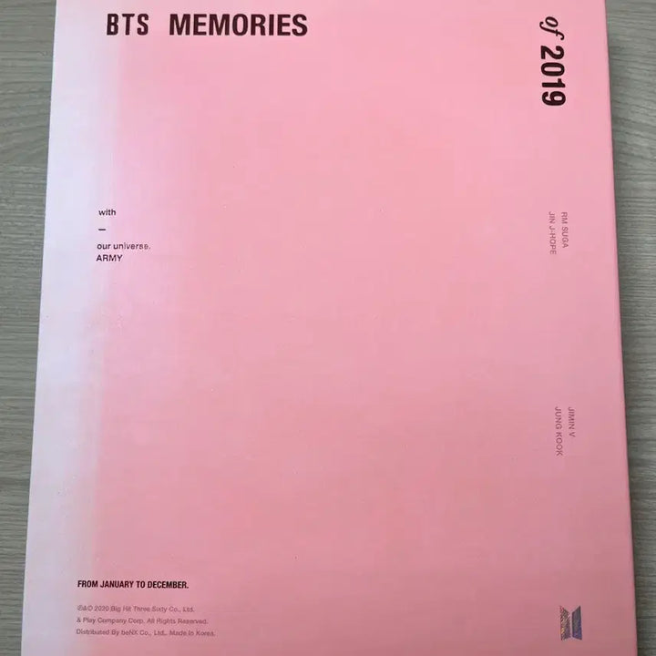 [BUNJANG] BTS 2019 Memories Full Set / 방탄소년단 2019 메모리즈 풀셋 양도