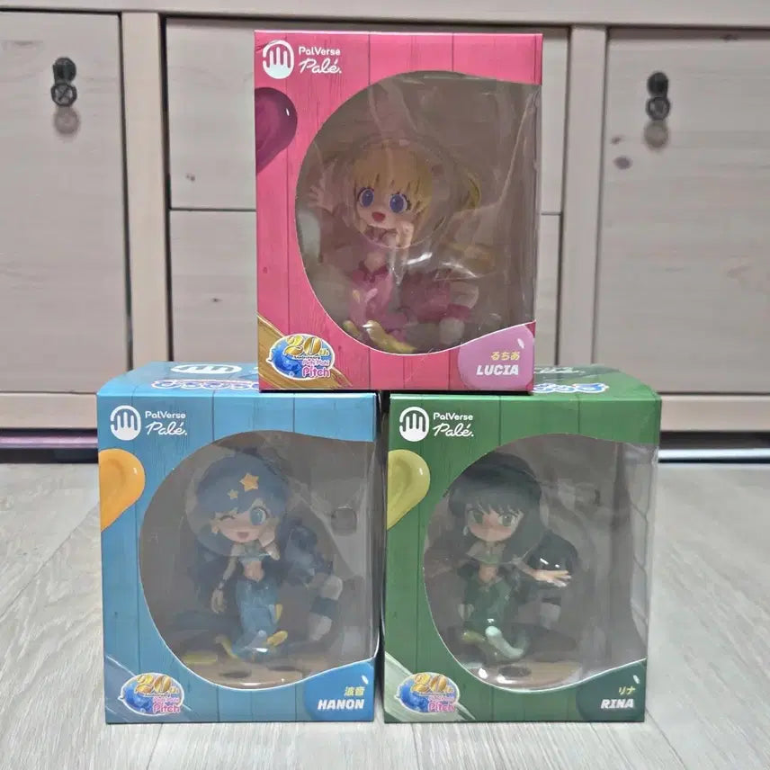 [BUNJANG] Peach Peach Peach PalVerse Pale Figures Lucia/Hanon/Rina Bundle Set / 피치피치핏치 PalVerse Pale 피규어 루치아/하논/리나 일괄 판매합니다.