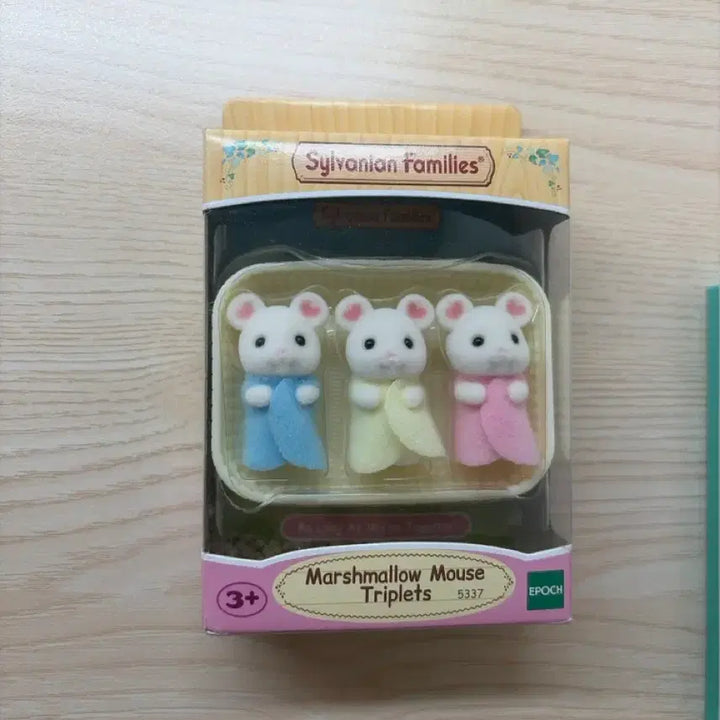 [BUNJANG] Sylvanian Families Marshmallow Mouse Triplets (Sealed) / 실바니안 마시멜로 마우스 세쌍둥이 쥐 미개봉