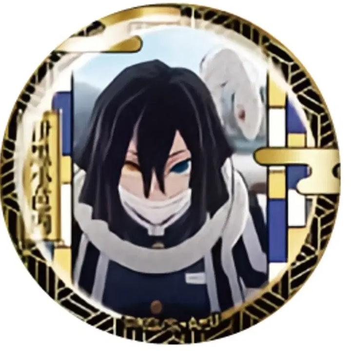 [BUNJANG] Demon Slayer Iguro Random Pin Badge / 귀멸의 칼날 랜덤 핀뱃지 이구로