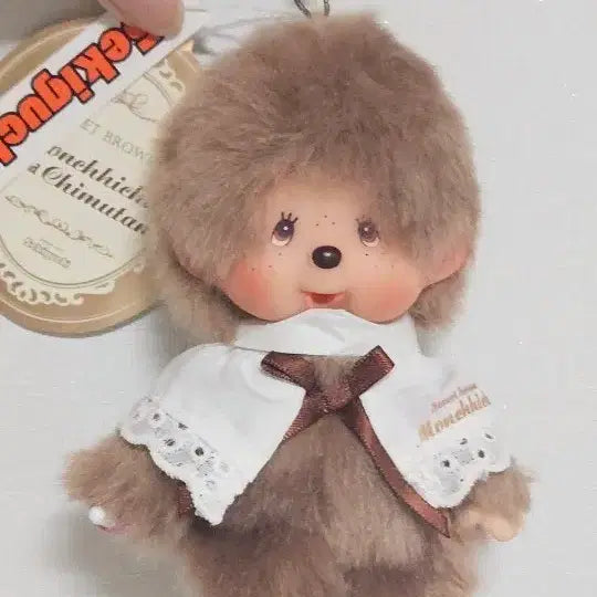 [BUNJANG] Monchhichi Sweet Brown Keychain Doll Goods Sekiguchi / 몬치치 스위트 브라운 키링 인형 굿즈 세키구치