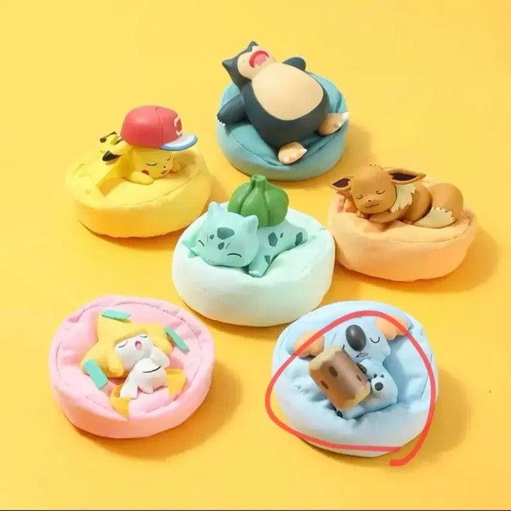 [BUNJANG] Pokemon Sleeping Figure Jamara / 포켓몬 잠자는 피규어 자말라
