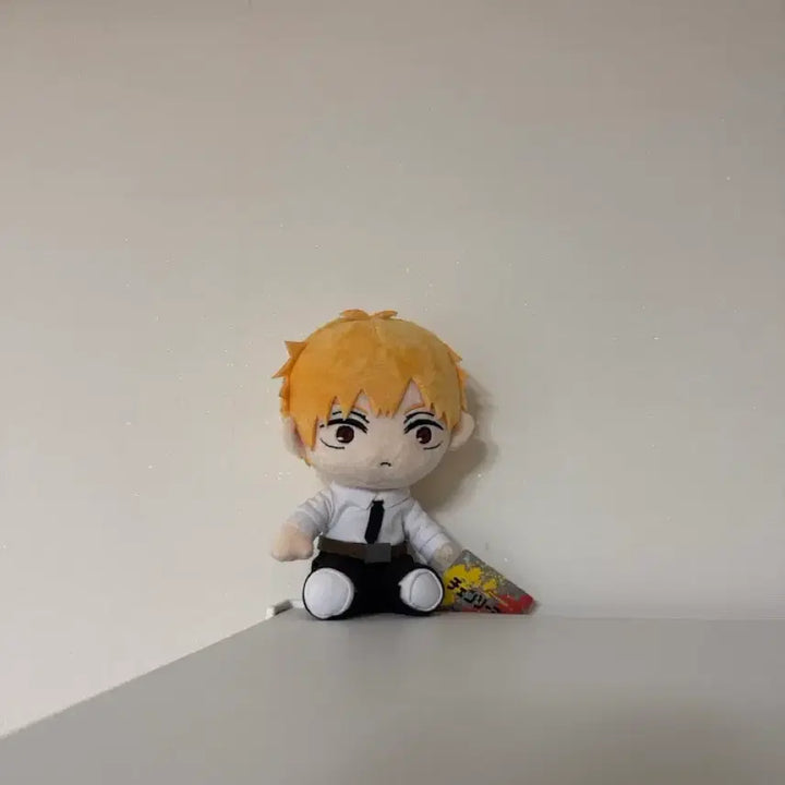 [BUNJANG] Chainsaw Man Hikake Denji Figure with Denji Plush / 체인소맨 히카케 피규어 덴지 + 덴지 인형 덤