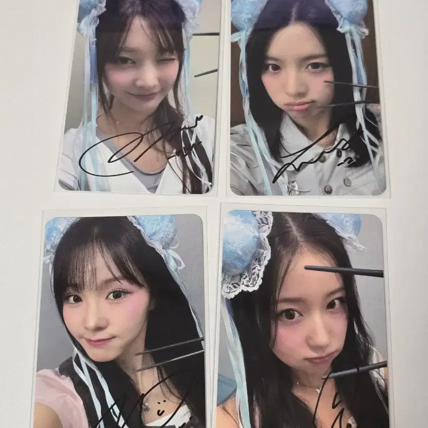 [BUNJANG] E.L.A Signed Photocard Bundle Set / 우아 싸인 포토카드 일괄