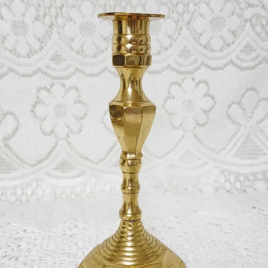 [BUNJANG] Vintage Brass Candlestick Holder / 빈티지 브라스 촛대