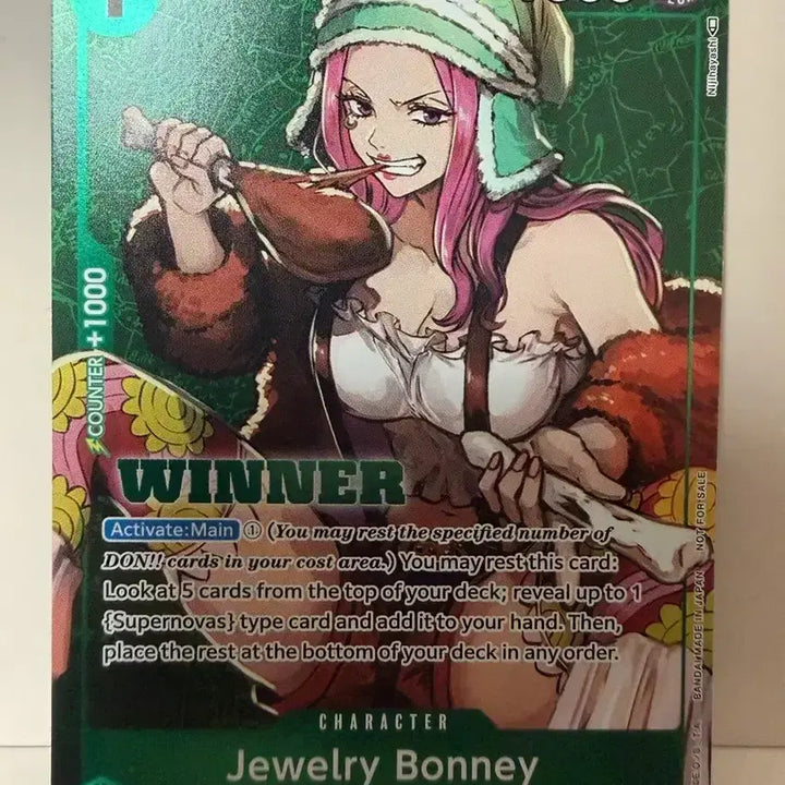 [BUNJANG] One Piece Jewelry Bonney Winner Card ST02-007 / [북미] 원피스 쥬얼리 보니 위너 카드 st02-007