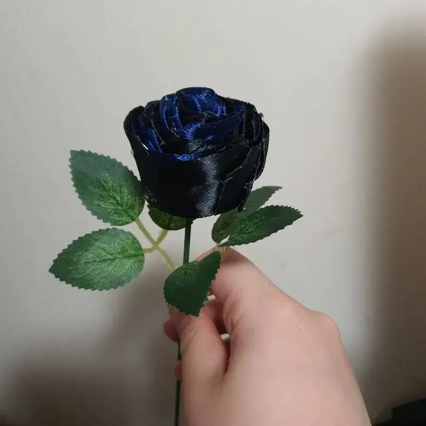 [BUNJANG] Black Blue Rose Handmade Custom Order / 블랙블루 장미 (주문제작) (수 작업)