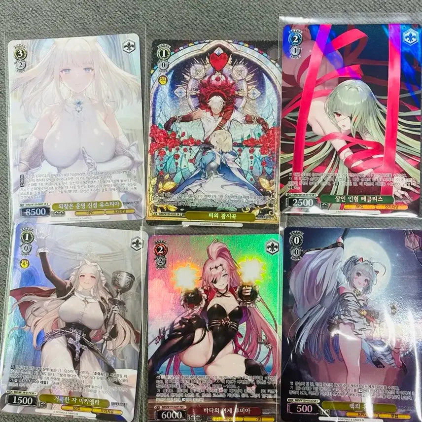 [BUNJANG] Weiss Schwarz Brown Dust 2 Korean Edition Bundle Set / 바이스슈발츠 브라운더스트2 한글판 SRx6 RRx4 Rx14 일괄